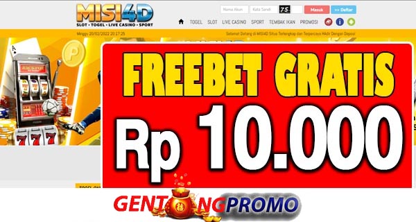 misi4d-freebet-gratis-tanpa-deposit-rp-10-000