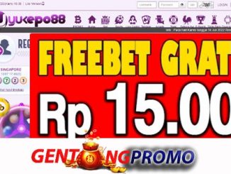 Yukepo88 Freebet Gratis Tanpa Deposit Rp 15.000